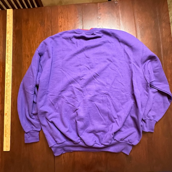 Red Hat Lady Red Hat Sweatshirt Long Sleeve Red and Purple 3x - Picture 2 of 11